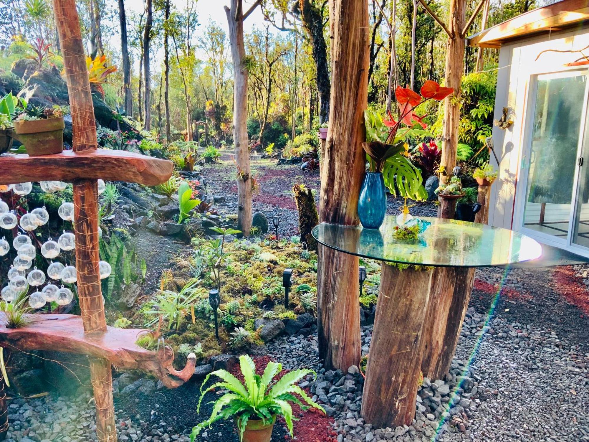 Exotic Garden Cottage At Amazing Volcano Fissure Mountain View Exteriör bild