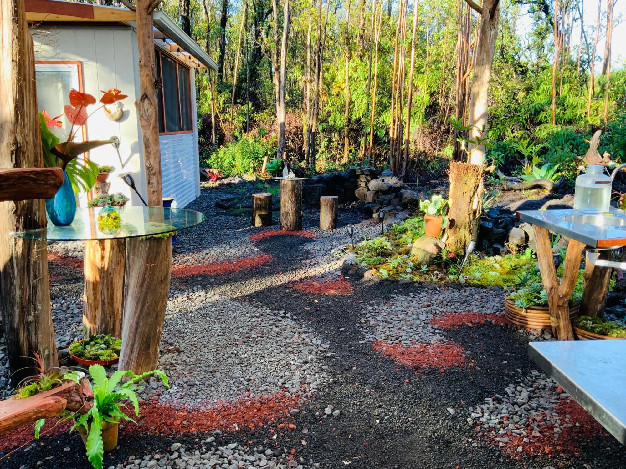Exotic Garden Cottage At Amazing Volcano Fissure Mountain View Exteriör bild