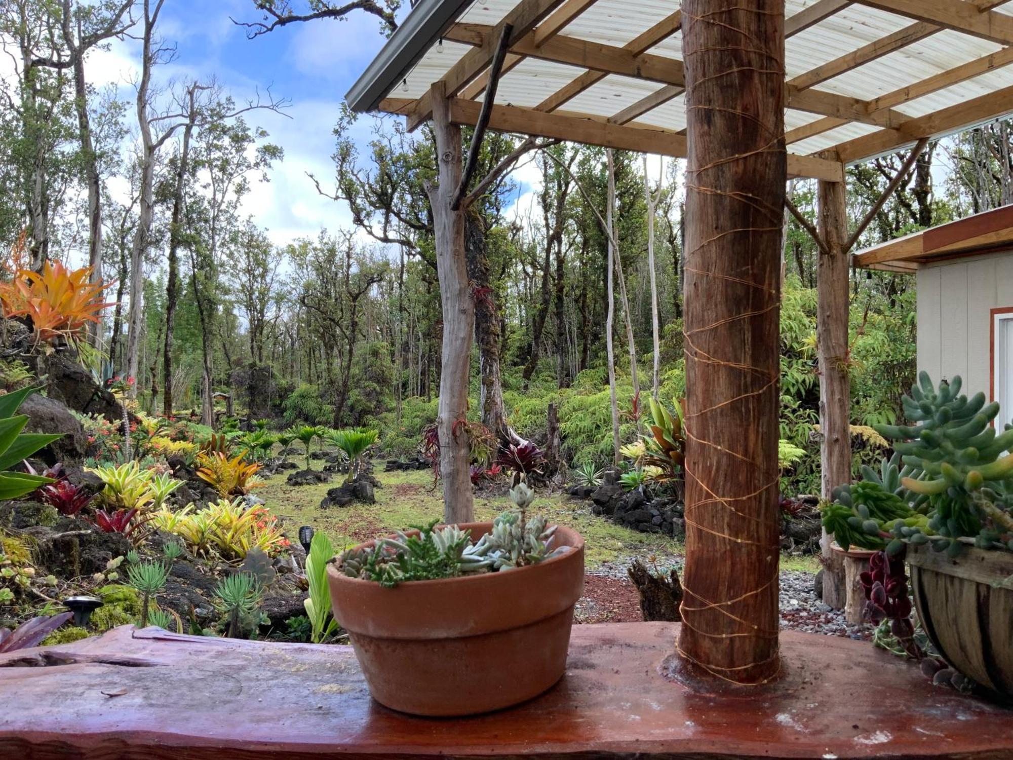 Exotic Garden Cottage At Amazing Volcano Fissure Mountain View Exteriör bild
