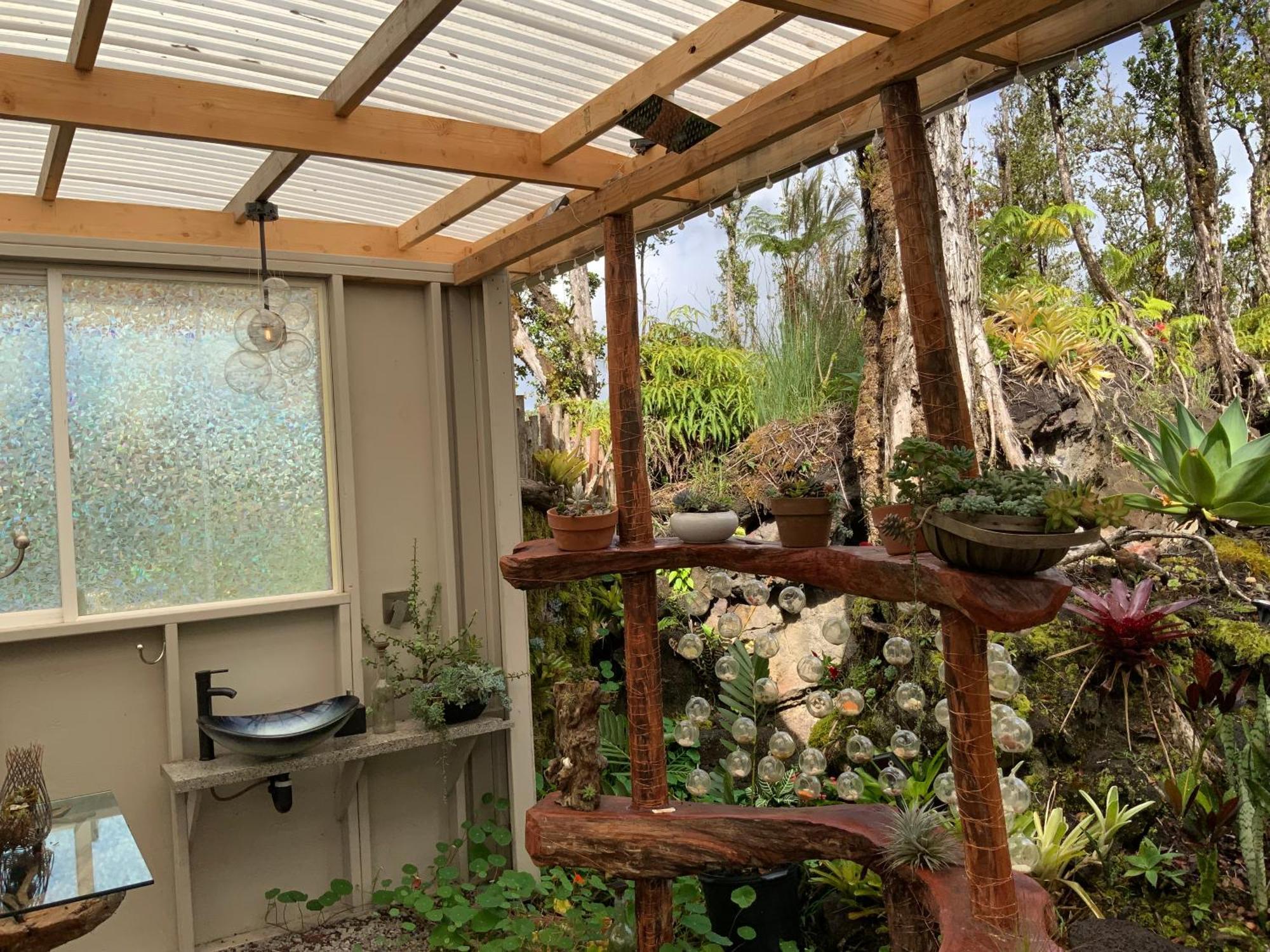 Exotic Garden Cottage At Amazing Volcano Fissure Mountain View Exteriör bild