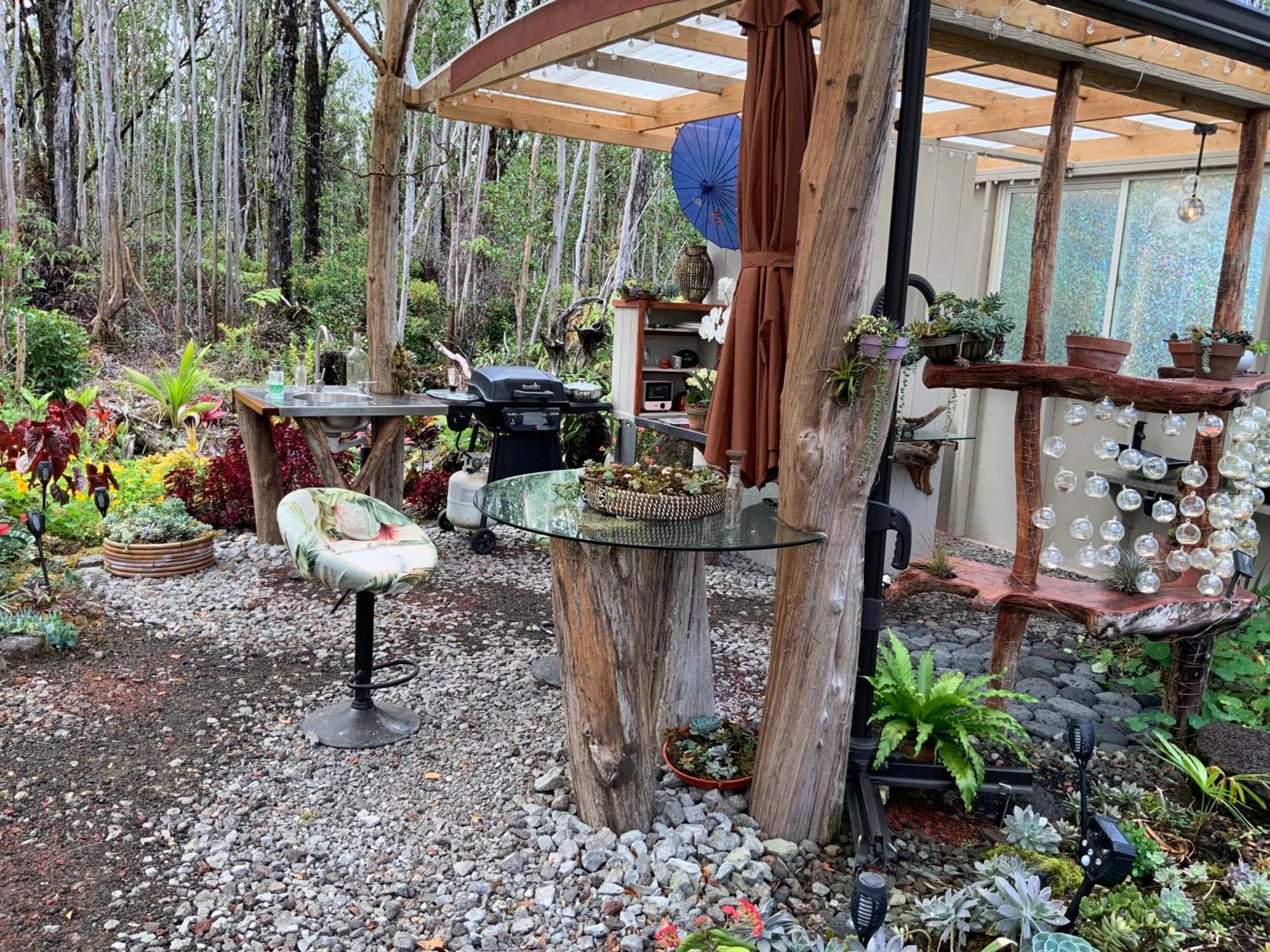 Exotic Garden Cottage At Amazing Volcano Fissure Mountain View Exteriör bild
