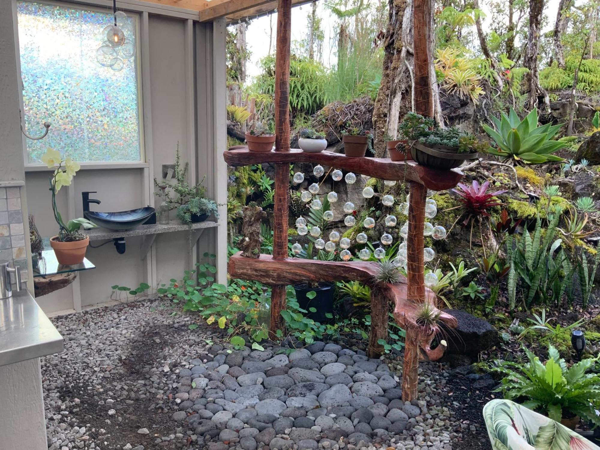 Exotic Garden Cottage At Amazing Volcano Fissure Mountain View Exteriör bild
