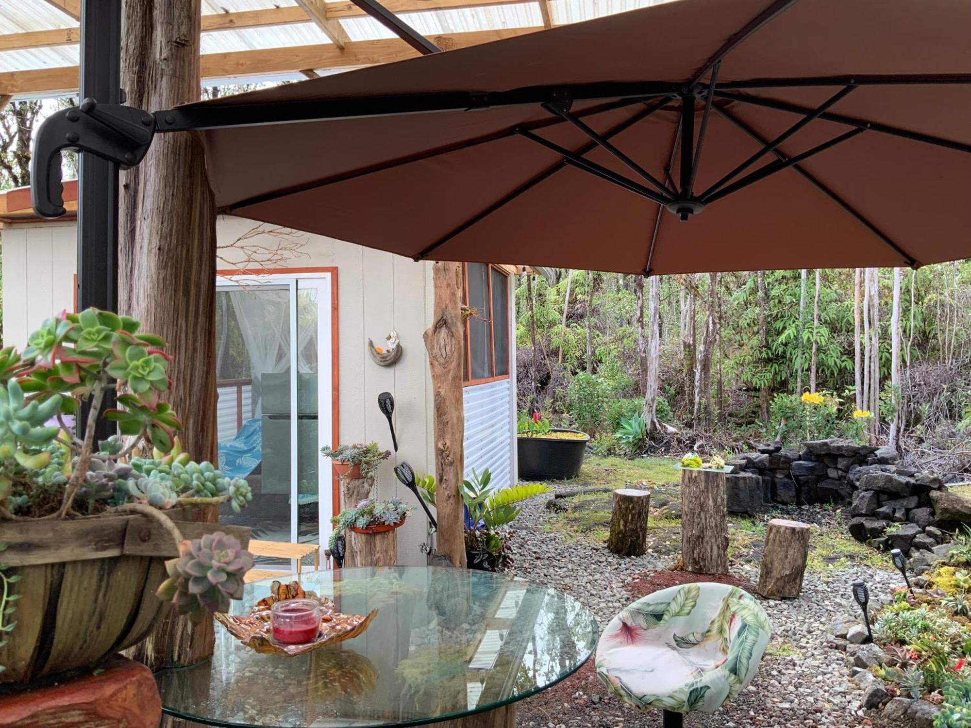 Exotic Garden Cottage At Amazing Volcano Fissure Mountain View Exteriör bild