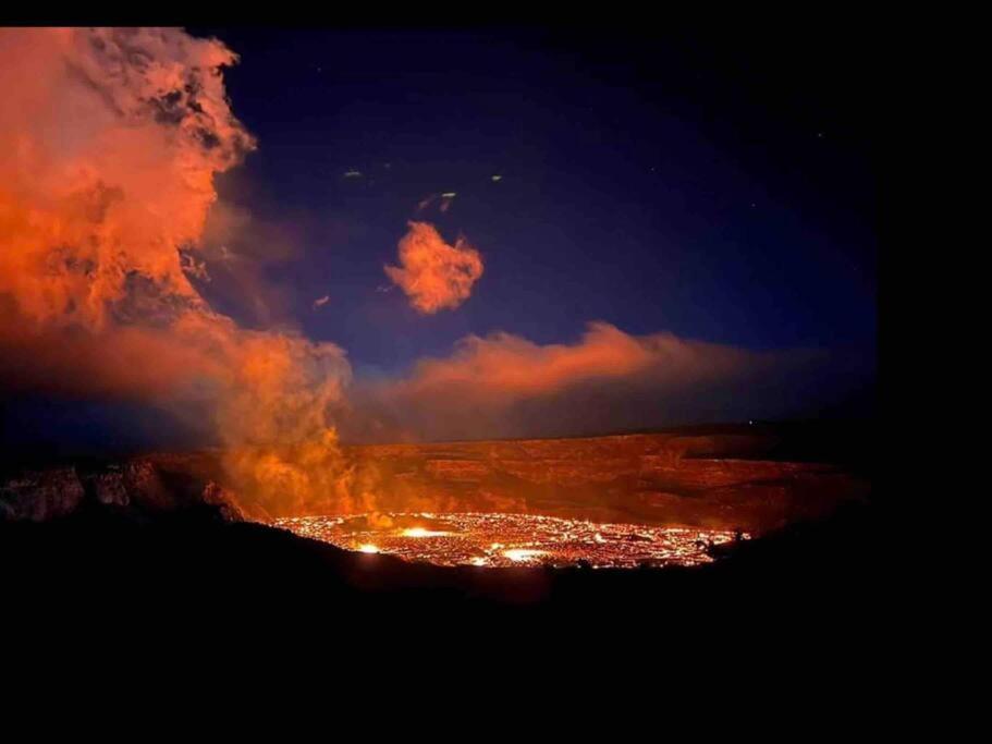 Exotic Garden Cottage At Amazing Volcano Fissure Mountain View Exteriör bild