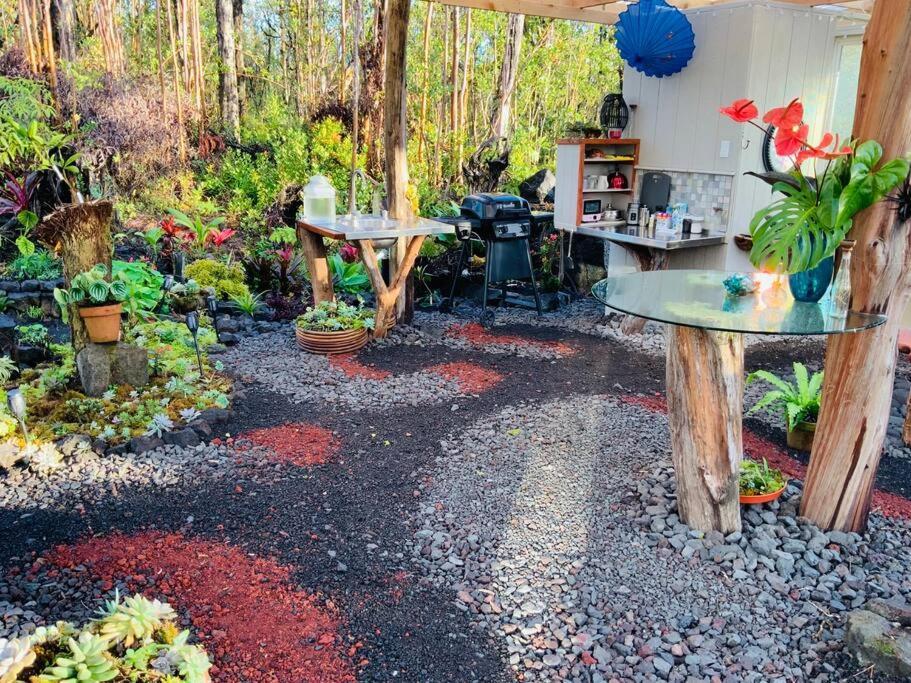 Exotic Garden Cottage At Amazing Volcano Fissure Mountain View Exteriör bild