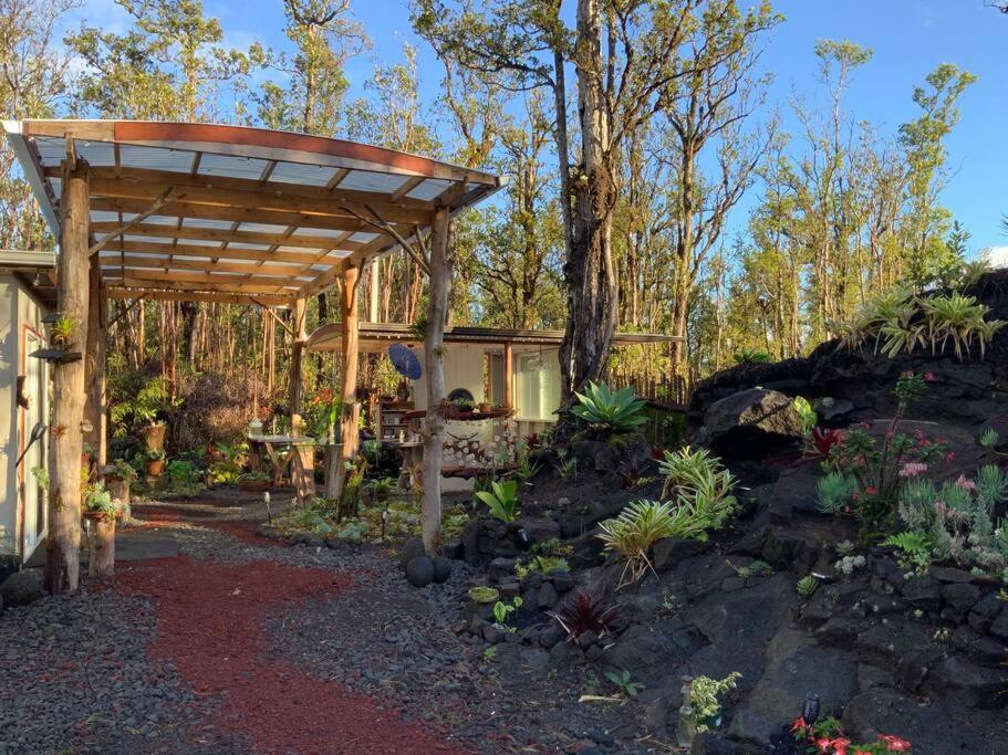 Exotic Garden Cottage At Amazing Volcano Fissure Mountain View Exteriör bild