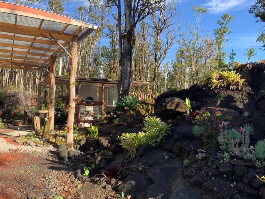 Exotic Garden Cottage At Amazing Volcano Fissure Mountain View Exteriör bild