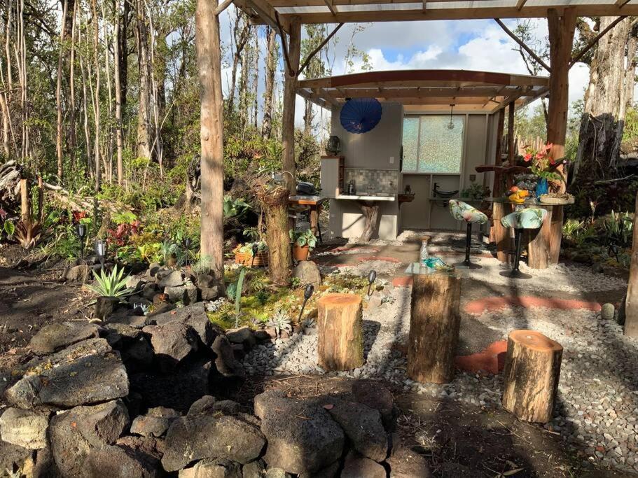 Exotic Garden Cottage At Amazing Volcano Fissure Mountain View Exteriör bild
