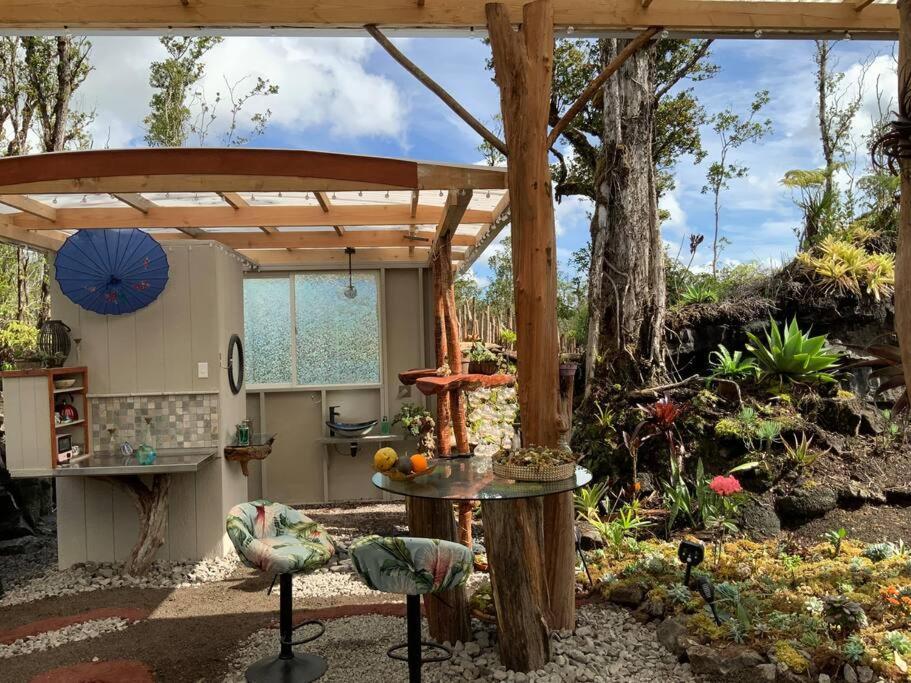 Exotic Garden Cottage At Amazing Volcano Fissure Mountain View Exteriör bild