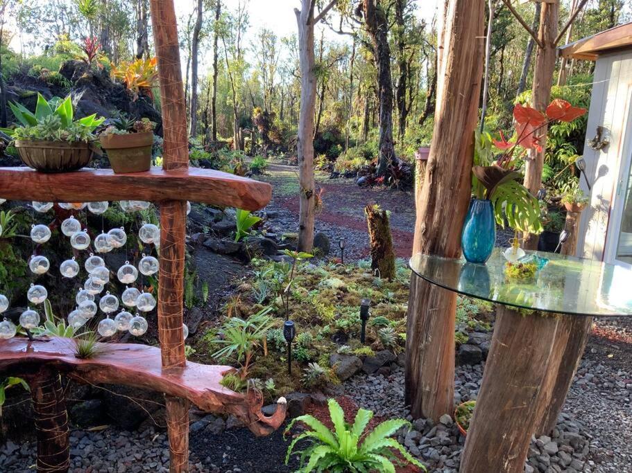 Exotic Garden Cottage At Amazing Volcano Fissure Mountain View Exteriör bild
