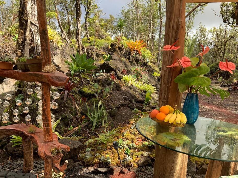 Exotic Garden Cottage At Amazing Volcano Fissure Mountain View Exteriör bild